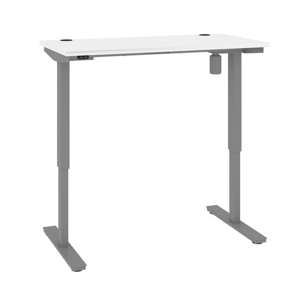 Bestar Bestar Upstand 24” x 48” Standing Desk in white 175859-000017 - main